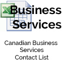 Vancouver Business Services Contact list