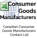 Canada Consumer Goods Manufacturers Contact Database