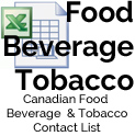 Canadian Food Beverage Tobacco Business Database List