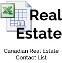 Canada Real Estate Agent Contact Database