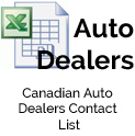 auto dealers canada fax list